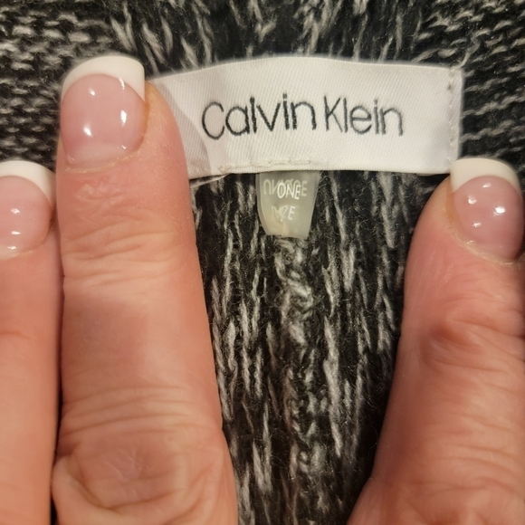 Calvin Klein Belted Cardigan/Poncho Wrap Sweater One Size Fits Most - Picture 5 of 6